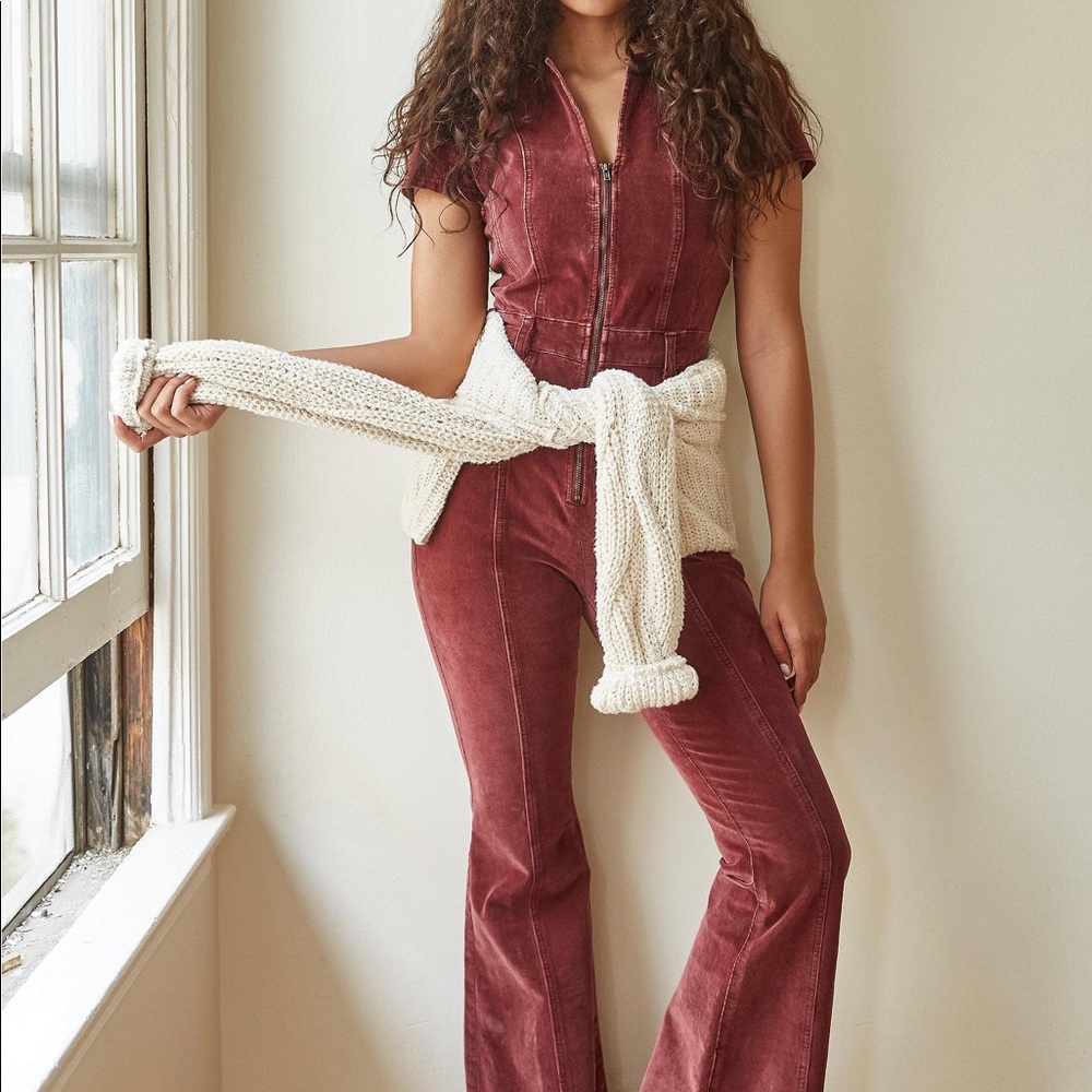 ISO CRVY Denim Love Letters One-Piece